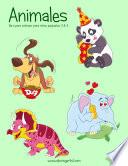 Animales Libro Para Colorear Para Niños Pequeños 3 & 4