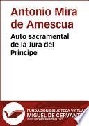 libro Auto Sacramental De La Jura Del Príncipe