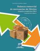 libro Balanza Comercial De Mercancías De México. Anuario Estadístico 2013. Exportaciones Dólares