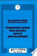 libro Centesimus Annus