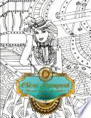 libro Chicas Steampunk Libro Para Colorear Para Adultos 1