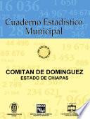 libro Comitán De Domínguez Estado De Chiapas. Cuaderno Estadístico Municipal 1996