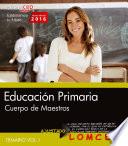 Cuerpo De Maestros. Educación Primaria. Temario. Vol. I