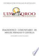 libro Diagnostico Comunitario De La Comunidad De Miguel Hidalgo Y Costilla