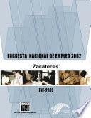 libro Encuesta Nacional De Empleo 2002. Zacatecas. Ene 2002