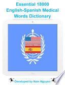 libro Essential 18000 English Spanish Medical Words Dictionary