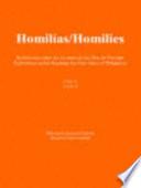 libro Homilias/homilies Dias De Precepto/holydays Ciclo/cycle A