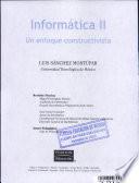 libro Informatica Ii Un Enfoque Constructivista