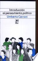 libro Introducción Al Pensamiento Político