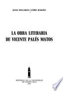 libro La Obra Literaria De Vicente Palés Matos