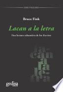libro Lacan A La Letra