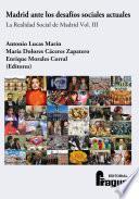 libro Madrid Ante Los Desafíos Sociales Actuales.