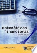 Matemáticas Financieras. Introducción