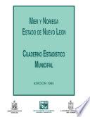 libro Mier Y Noriega Estado De Nuevo León. Cuaderno Estadístico Municipal 1995