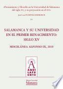 «pensamiento Y Filosofía En La Universidad De Salamanca Del Siglo Xv, Y Su Proyección En El Xvi»
