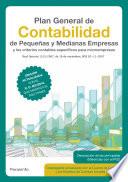Plan General De Contabilidad De Pequeñas Y Medianas Empresas 3.ª Edición 2017