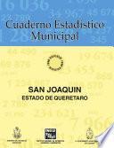San Joaquín Estado De Querétaro. Cuaderno Estadístico Municipal 1996