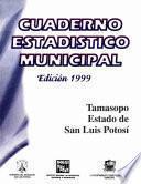 libro Tamasopo Estado De San Luis Potosí. Cuaderno Estadístico Municipal 1999