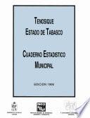 Tenosique Estado De Tabasco. Cuaderno Estadístico Municipal 1995