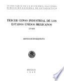 Tercer Censo Industrial De Los Estados Unidos Mexicanos 1940. Artículos De Baquelita