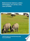 libro Uf0068   Elaboraciones Básicas Y Platos Elementales Con Carnes, Aves, Caza