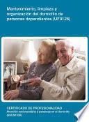 libro Uf0126   Mantenimiento, Limpieza Y Organización Del Domicilio De Personas Dependientes