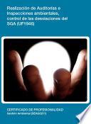 libro Uf1946   Realización De Auditorías E Inspecciones Ambientales, Control De Las Desviaciones Del Sga