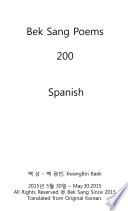 Bek Sang Poems 200 Spanish