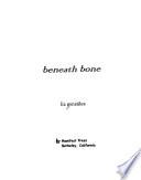 libro Beneath Bone