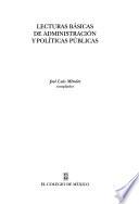 Lecturas Básicas De Administración Y Políticas Públicas