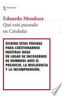 libro Qué Está Pasando En Cataluña