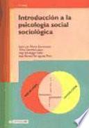libro Introducción A La Psicología Social Sociológica