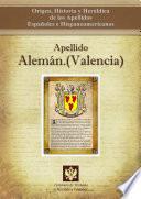 libro Apellido Alemán (valencia)