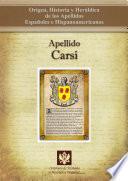 libro Apellido Carsí