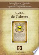 libro Apellido De Cabrera