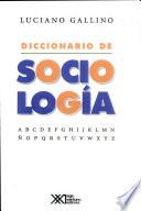 Diccionario De Sociología