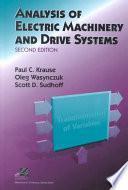 libro Analysis Of Electric Machinery And Drive Systems