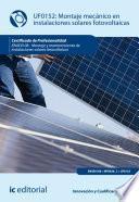 Montaje Mecánico En Instalaciones Solares Fotovoltaica. Enae0108