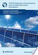 libro Replanteo Y Funcionamiento De Instalaciones Solares Fotovoltáicas. Enae0108