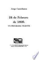 libro 24 De Febrero De 1895