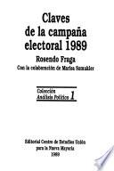 Claves De La Campaña Electoral 1989