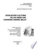 libro Legislación Cultural De Los Países De Convenio Andrés Bello: Bolivia